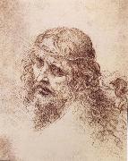 LEONARDO da Vinci Head and shoulders Christs oil painting picture wholesale